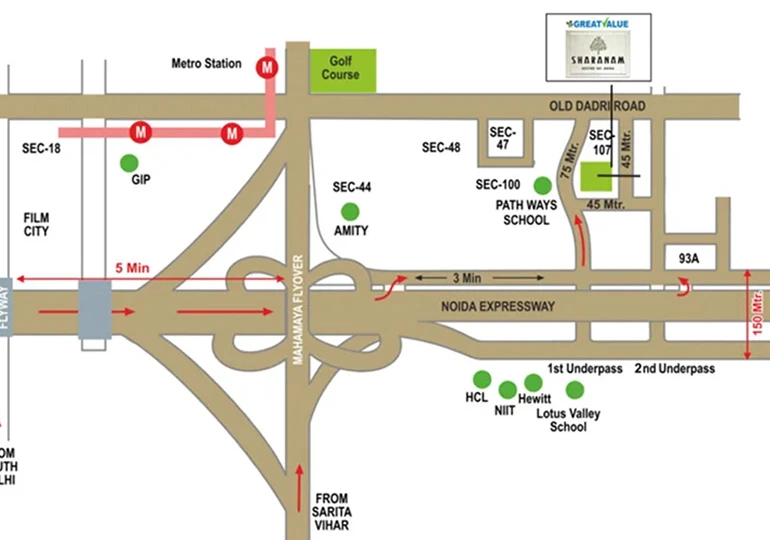 Layout Location Map